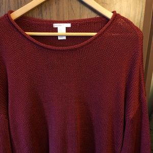 🍎H&M Red Knit Sweater🍎